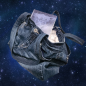 Preview: Upcycling - Büchertasche aus Jeansstoff - Unikat -