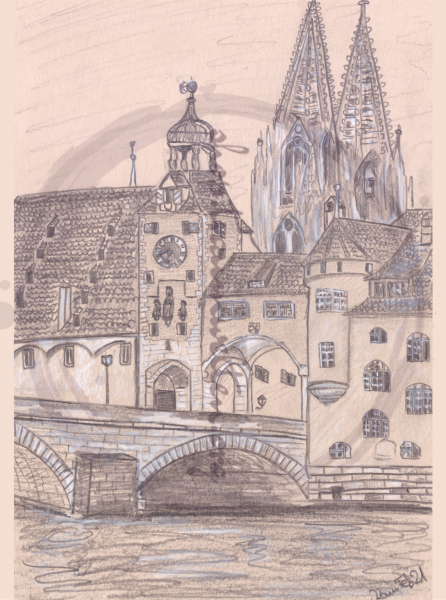 Postkarte "Regensburg"